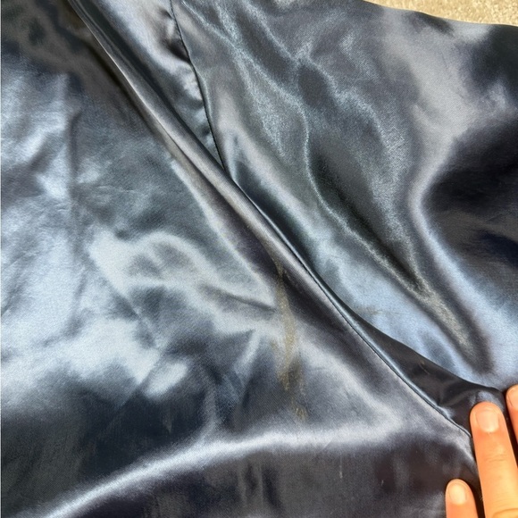 Vintage Swingster Satin Twins Button Down Made In USA Blue Jacket Mens XL - Picture 10 of 11